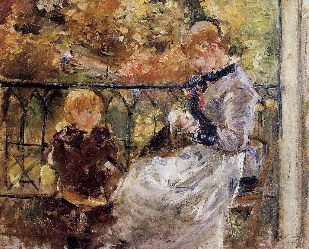 Sul balcone di Eugene Manet